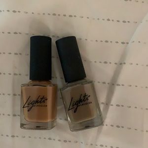 Lights lacquer nude bundle Emma and Rosie plus nail stickers